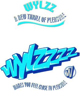 W WYLZZ A NEW THRILL OF PLEASURE WYLZZZZ MAKES YOU FEEL CLOSE TO PLEASURE_logo