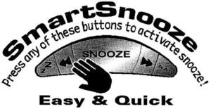 SMARTSNOOZE PRESS ANY OF THESE BUTTONS TO ACTIVATE SNOOZE ! EASY & QUICK_logo