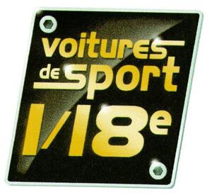 VOITURES DE SPORT 1/18E_logo