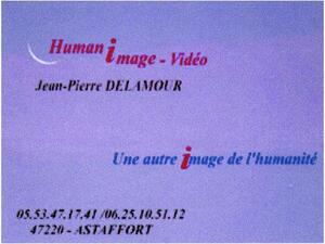 HUMANIMAGE-VIDEO Jean-PIERRE DELAMOUR UNE AUTRE IMAGE DE L'HUMANITE_logo