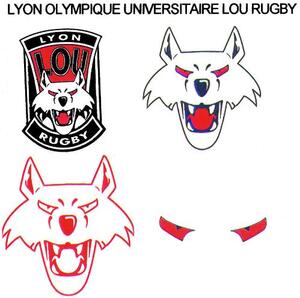 LYON OLYMPIQUE UNIVERSITAIRE LOU RUGBY LYON LOU RUGBY_logo