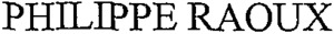 PHILIPPE RAOUX_logo