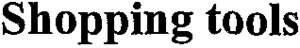 Shopping tools_logo