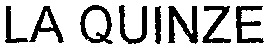 LA QUINZE_logo