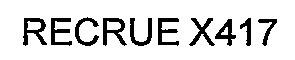 RECRUE X417_logo