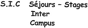 S.I.C Séjours  Stages Inter Campus_logo