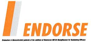 ENDORSE EVALUATION IN NONCONTROLLED PATIENTS OF THE ADDITION OF DIAMICRON MR OR ROSIGLITALONE FOR SUSTAINING EFFICACY_logo
