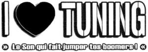 I LOVE TUNING « Le Son qui fait jumper tes boomers! »_logo