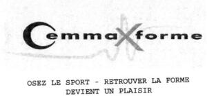 CemmaX forme OSEZ LE SPORT  RETROUVER LA FORME DEVIENT UN PLAISIR_logo