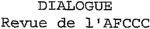 DIALOGUE Revue de l'AFCCC_logo