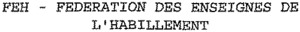 FEH  FEDERATION DES ENSEIGNES DE L'HABILLEMENT_logo