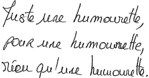 Juste une humourette, pour une humourette, rien qu'une humourette_logo