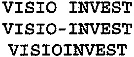 VISIO INVEST VISIO-INVEST VISIOINVEST_logo