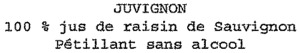 JUVIGNON 100 % jus de raisin de Sauvignon Pétillant sans alcool_logo