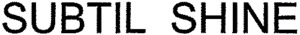 SUBTIL SHINE_logo