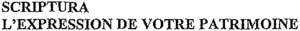 SCRIPTURA L'EXPRESSION DE VOTRE PATRIMOINE_logo