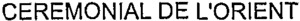 CEREMONIAL DE L'ORIENT_logo