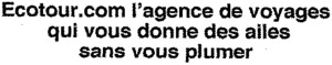 Ecotour.com l'agence de voyages qui vous donne des ailes sans vous plumer_logo