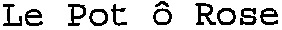 Le Pot ô Rose_logo