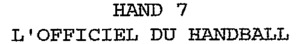 HAND 7 L'OFFICIEL DU HANDBALL_logo