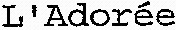 L'Adorée_logo
