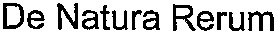 De Natura Rerum_logo
