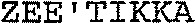 ZEE'TIKKA_logo