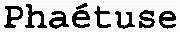 Phaétuse_logo