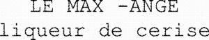 LE MAX -ANGE liqueur de cerise_logo