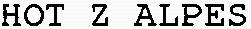 HOT Z ALPES_logo