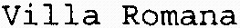 Villa Romana_logo
