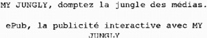 MY JUNGLY, domptez la jungle des médias. ePub, la publicité interactive avec MY JUNGLY_logo