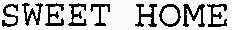 SWEET HOME_logo