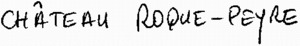 CHÂTEAU ROQUE-PEYRE_logo
