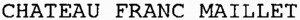 CHATEAU FRANC MAILLET_logo