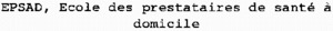 EPSAD, Ecole des prestataires de santé à domicile_logo