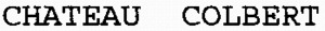 CHATEAU COLBERT_logo