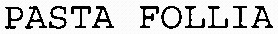 PASTA FOLLIA_logo