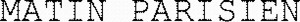MATIN PARISIEN_logo