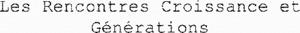 Les Rencontres Croissance et Générations_logo