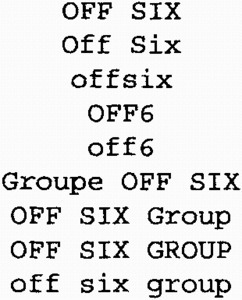 OFF SIX OFFSIX OFF6 GROUPE OFF SIX OFF SIX GROUP_logo