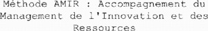 Méthode AMIR : Accompagnement du Management de l'Innovation et des Ressources_logo