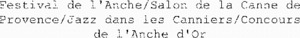 Festival de l'Anche/Salon de la Canne de Provence/Jazz dans les Canniers/Concours de l'Anche d'Or_logo