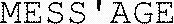 MESS'AGE_logo