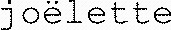 JOELETTE_logo