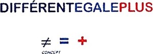DIFFÉRENTEGALESPLUS = + CONCEPT_logo
