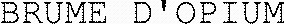 BRUME D'OPIUM_logo