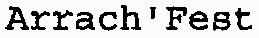 Arrach'Fest_logo