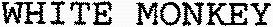 WHITE MONKEY_logo