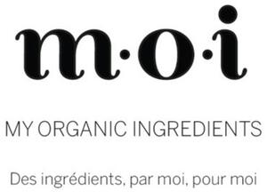 M.O.I MY ORGANIC INGREDIENTS DES INGREDIENTS, PAR MOI, POUR MOI_logo